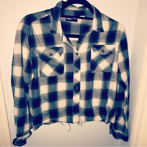 Plaid Distressed Urban Outfitters Shirt
